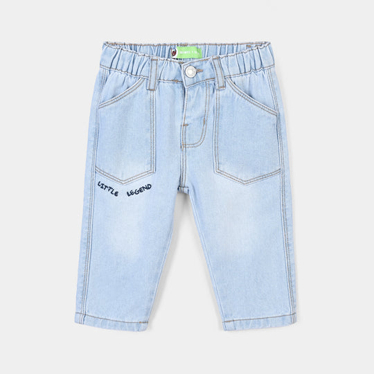 Infant Boys Denim rigid Pant Little Legend-Mid Blue