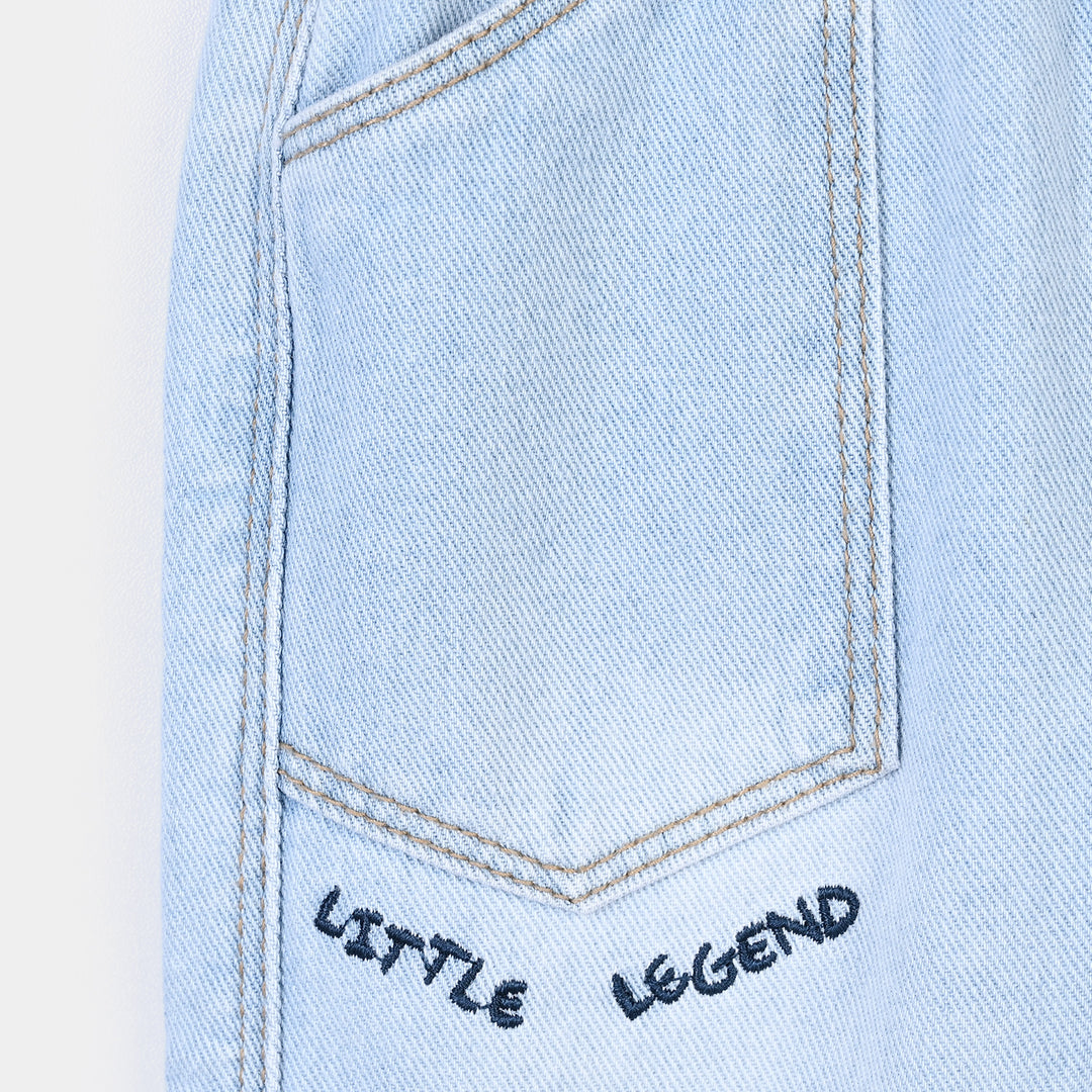 Infant Boys Denim rigid Pant Little Legend-Mid Blue