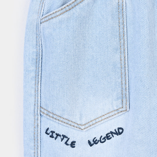 Infant Boys Denim rigid Pant Little Legend-Mid Blue