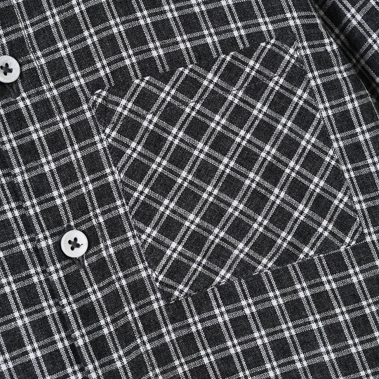 Boys Yarn Dyed Shirt (Grey Check)