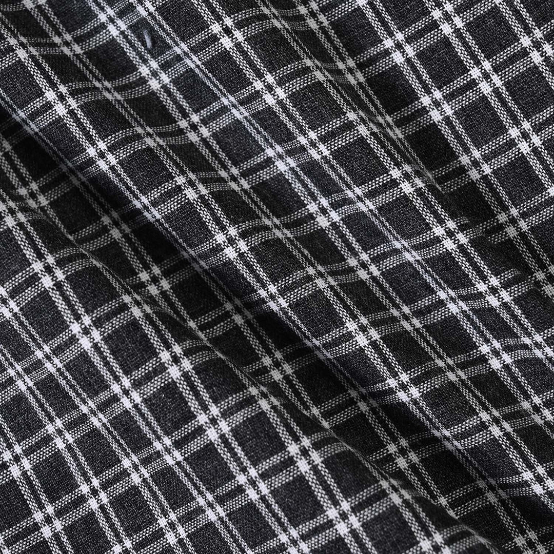 Boys Yarn Dyed Shirt (Grey Check)