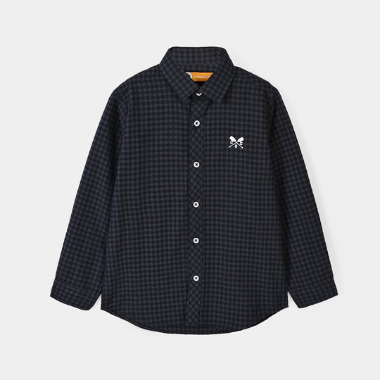 Boys Yarn Dyed Shirt (Explorer) - Checkered