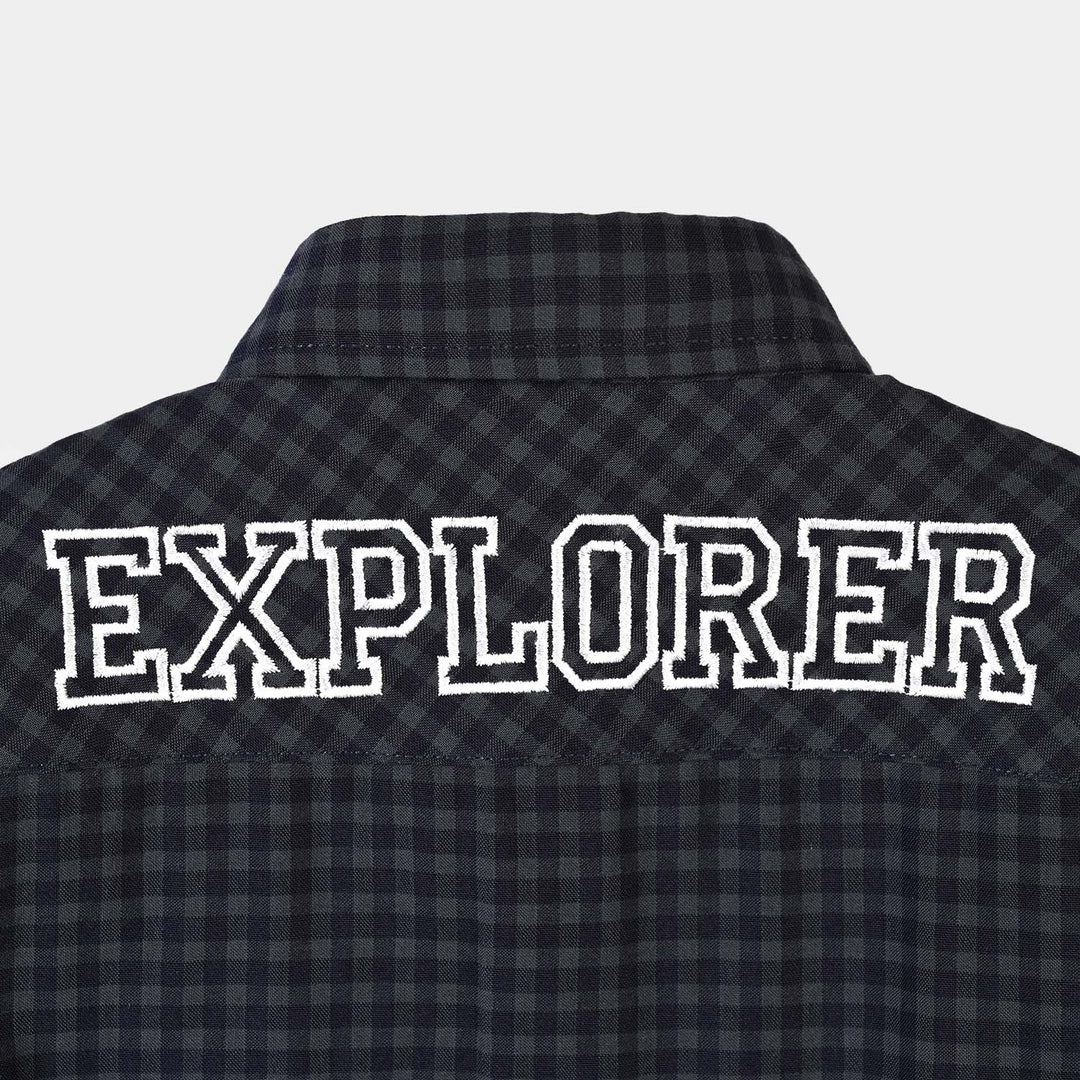 Boys Yarn Dyed Shirt (Explorer) - Checkered