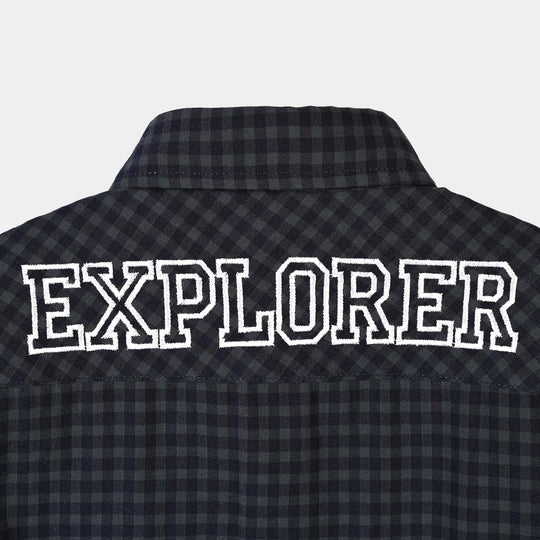 Boys Yarn Dyed Shirt (Explorer) - Checkered