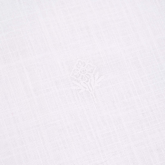 Boys Cotton Slub 2Piece Suit (Signature)-White