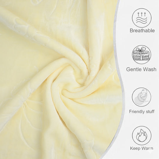Butterfly & Flower Baby Blanket | 100x130