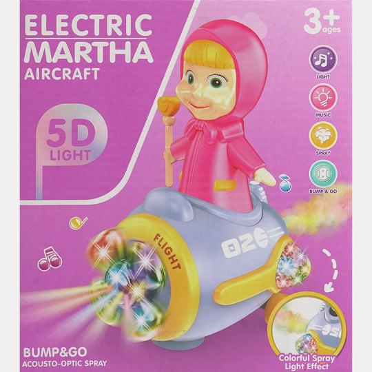 Electric Aircraft Toy with Light & Music