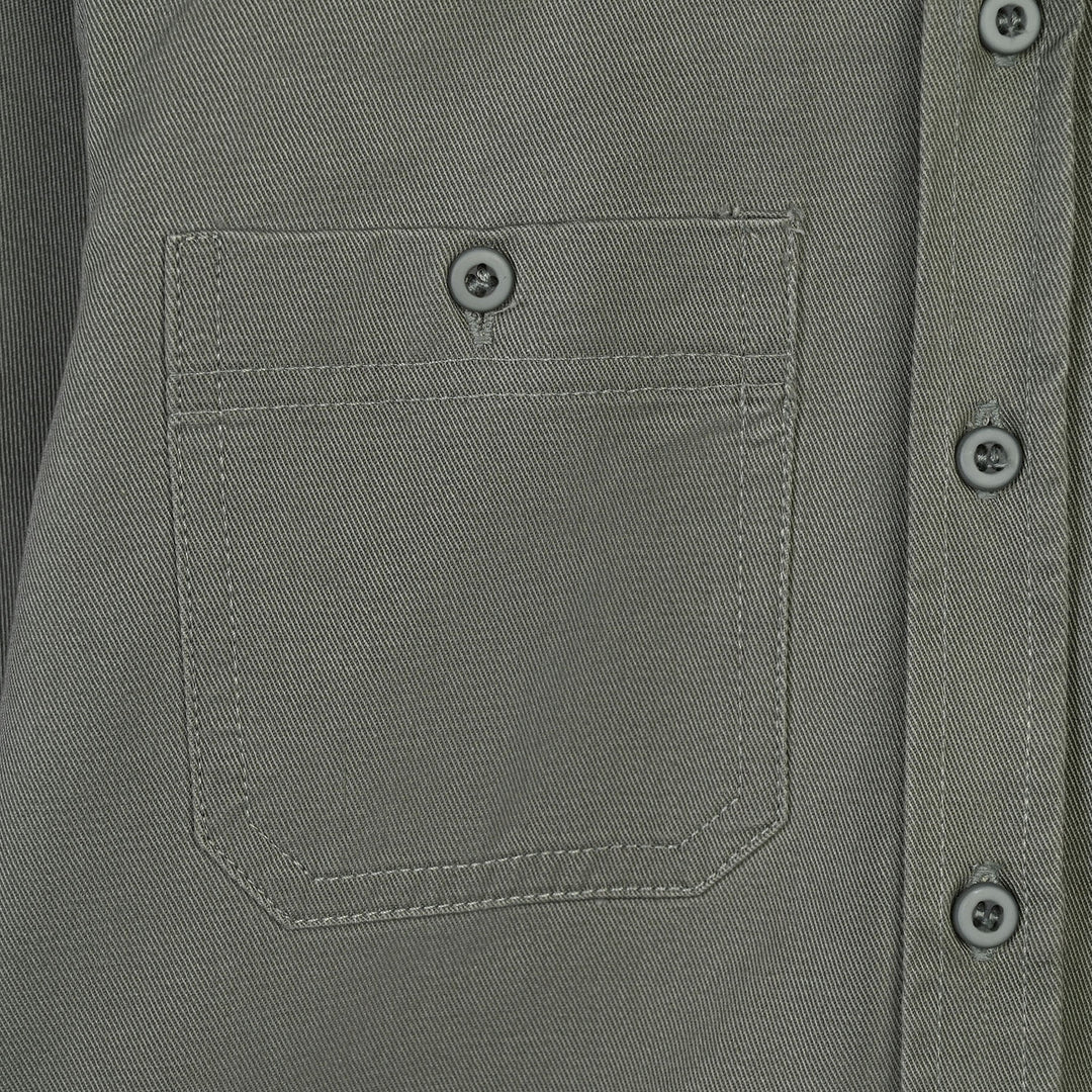 Boys Cotton Twill Shirt (Agave)- Green