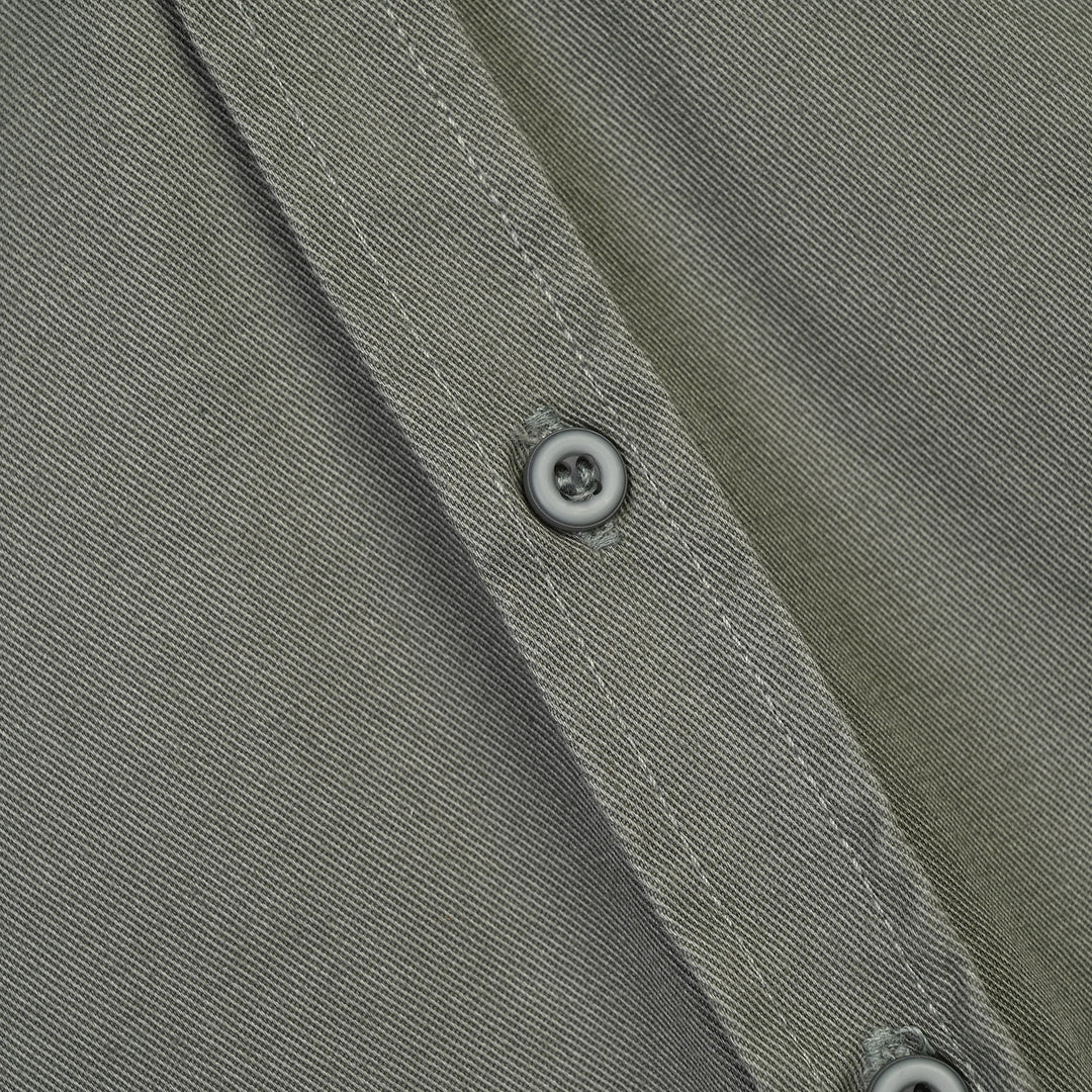 Boys Cotton Twill Shirt (Agave)- Green