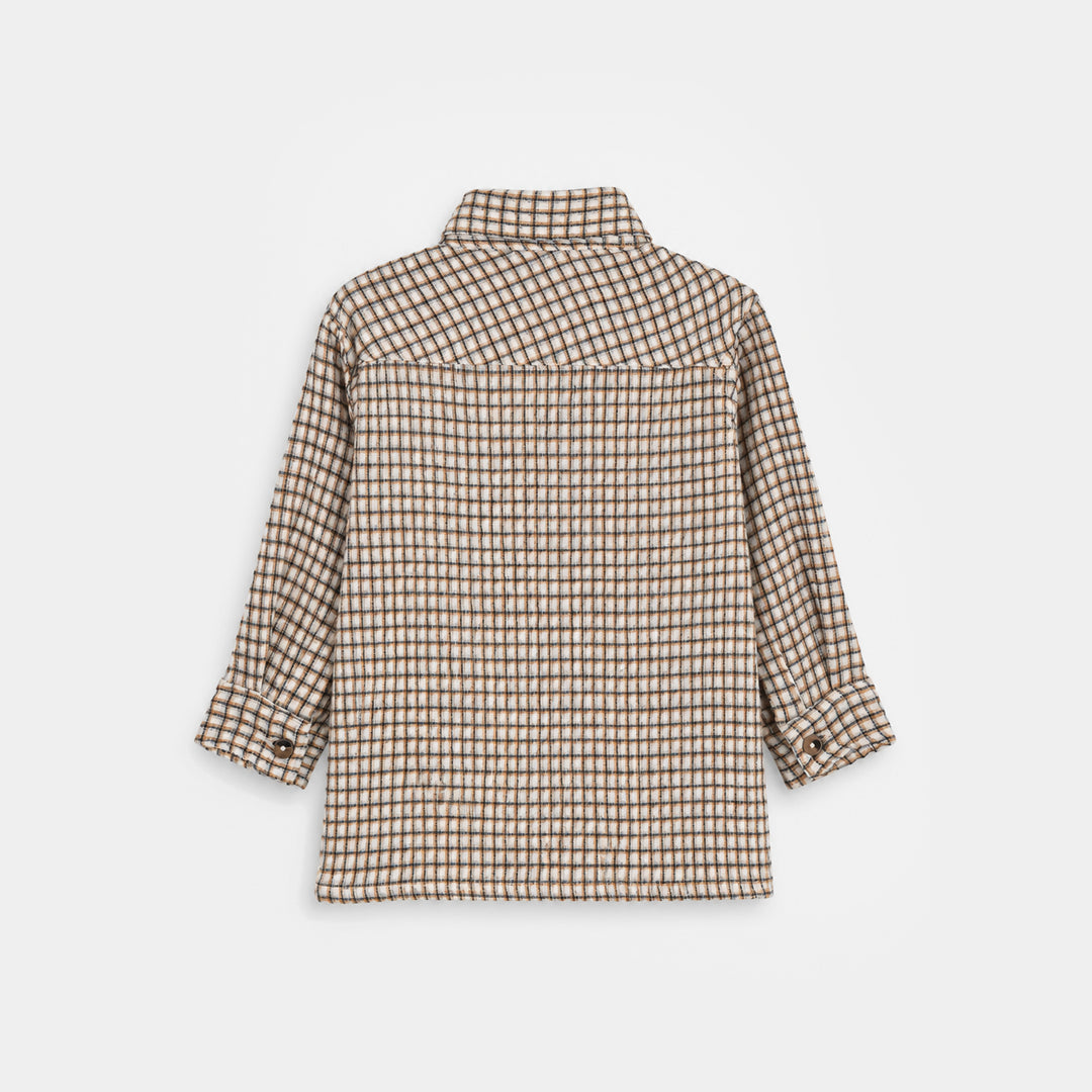 Infant Yarn Dyed Boys Shirt (Checkered)