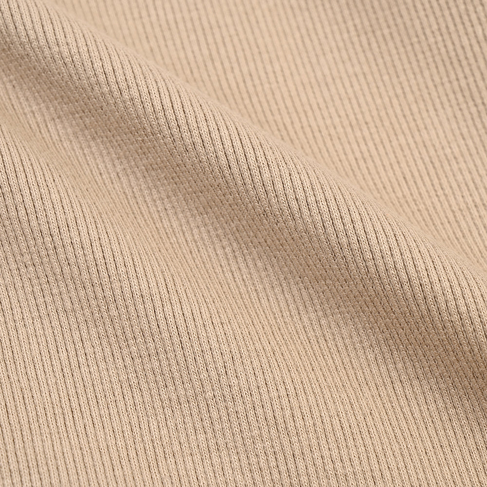 Boys 2x1 Rib Turtle Neck KHAKI