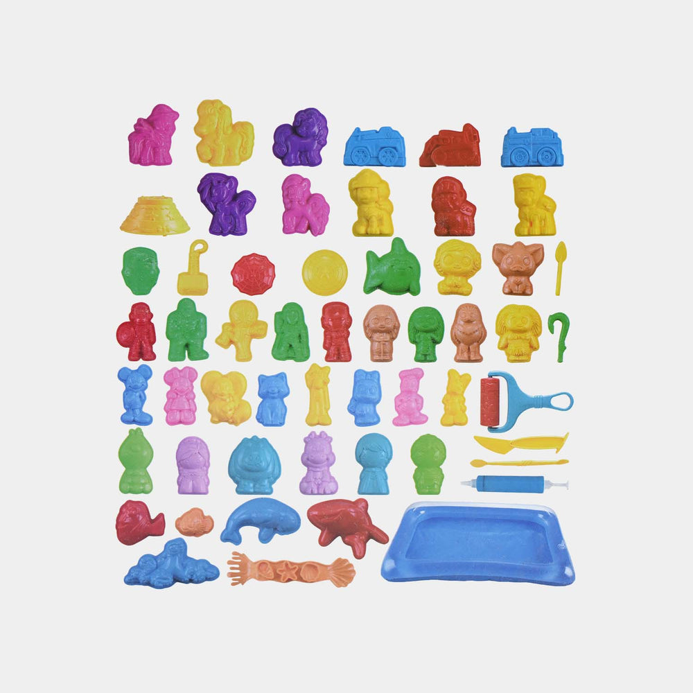 Magic Sand Mega Playset (2000g, 53 PCS)