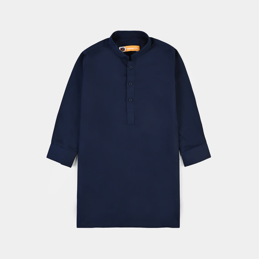 Boys Cotton Poplin 2Piece Suit (Elegant)-BLUE