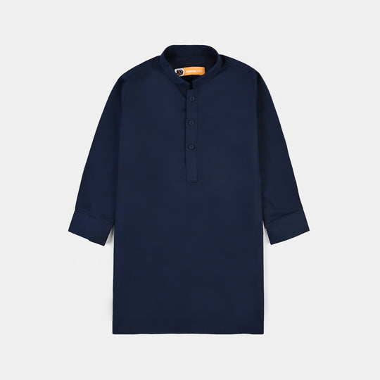 Boys Cotton Poplin 2Piece Suit (Elegant)-BLUE