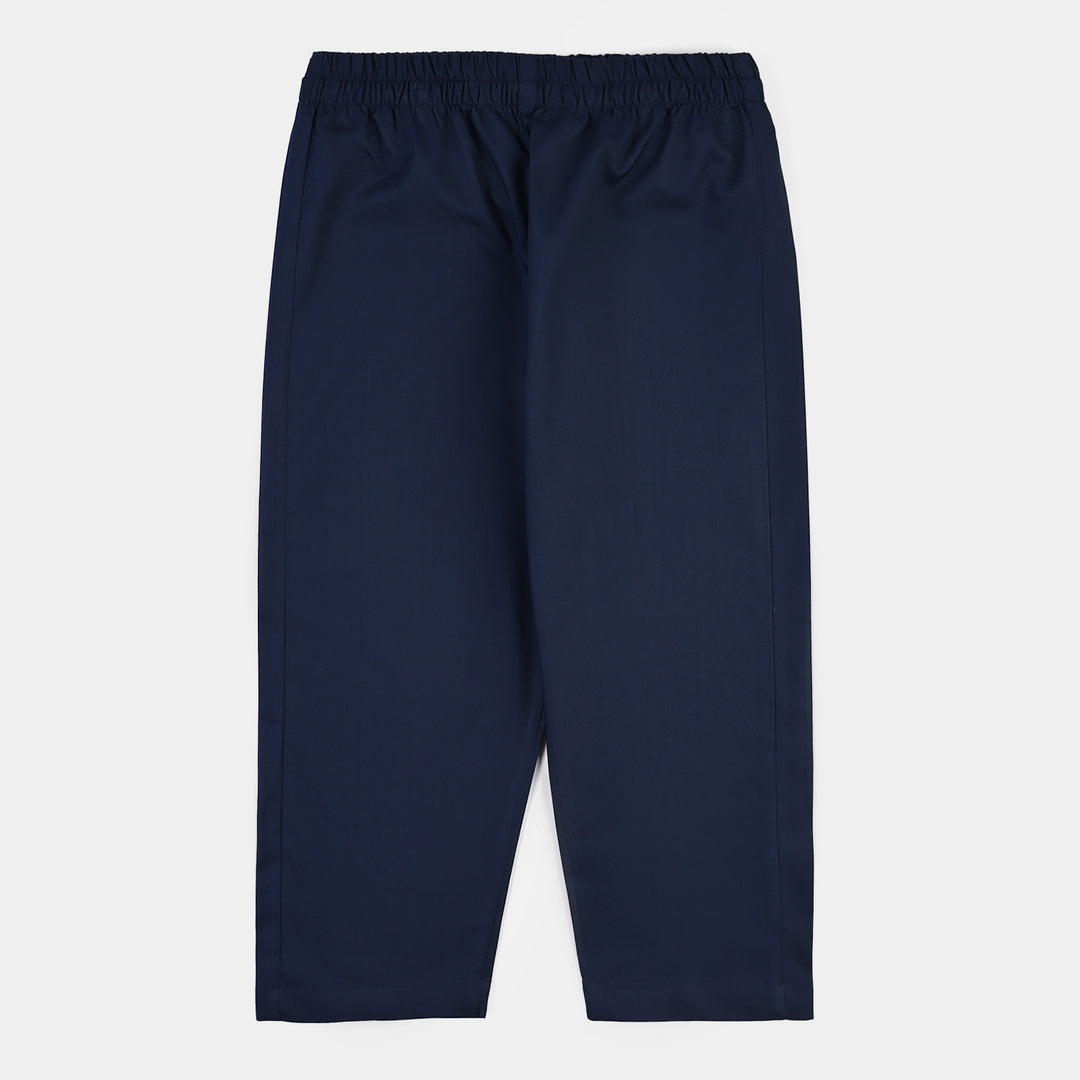 Boys Cotton Poplin 2Piece Suit (Elegant)-BLUE