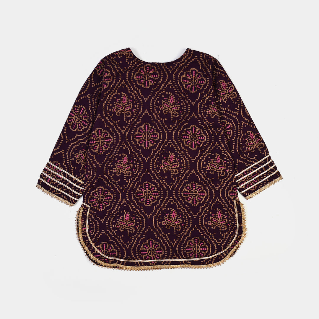 Girls Chicken Kari 2Pcs Rani-Purple