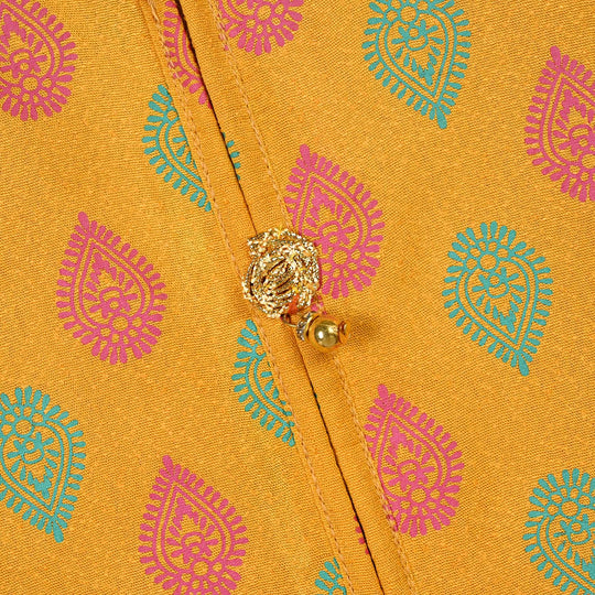 Girls Chicken Kari 2Pcs Sur-Mustard