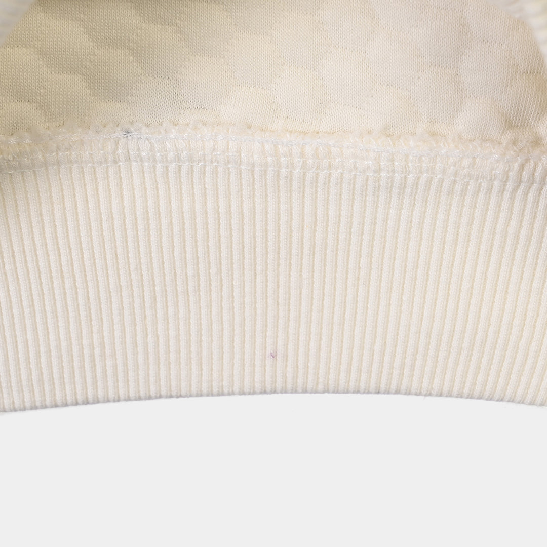 Infant Boys Quilted Sweat shirt Penguin-White