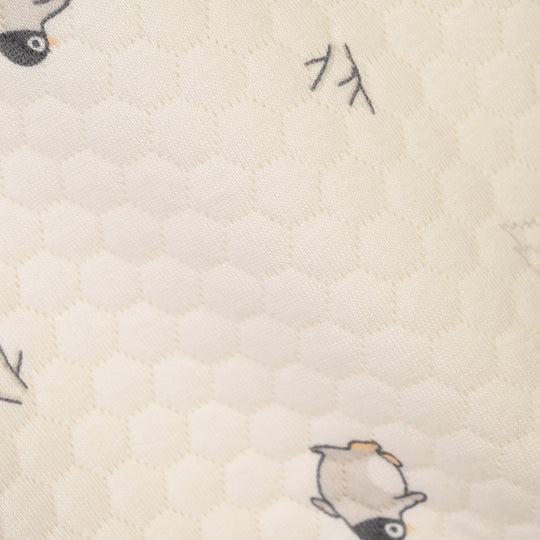 Infant Boys Quilted Sweat shirt Penguin-White