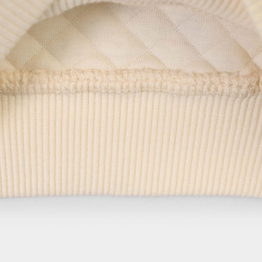Infant Boys Quilted Sweatshirt CUB-Off White