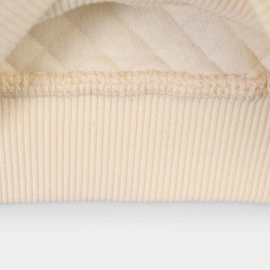 Infant Boys Quilted Sweatshirt CUB-Off White
