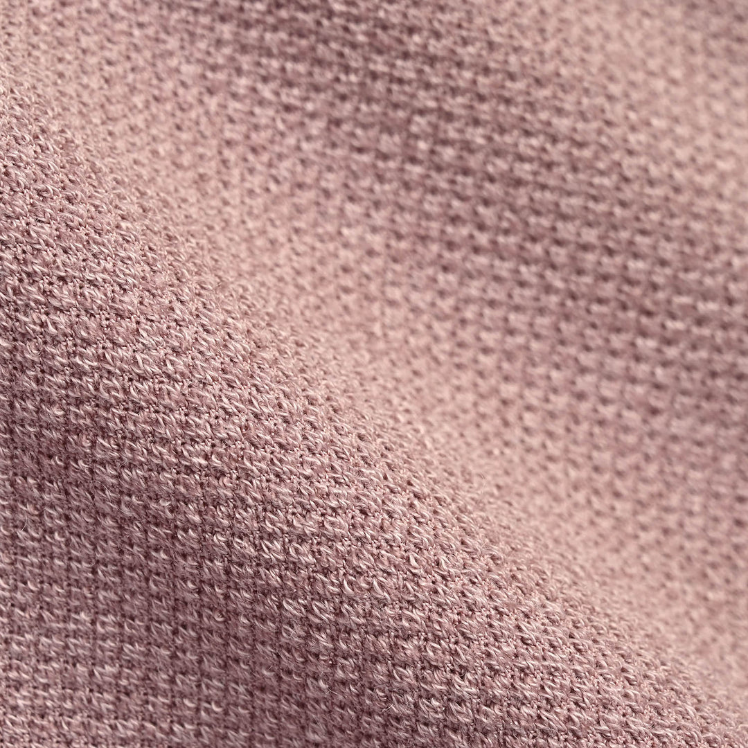 Girls Thermal Mock Neck T-Shirt -Pink