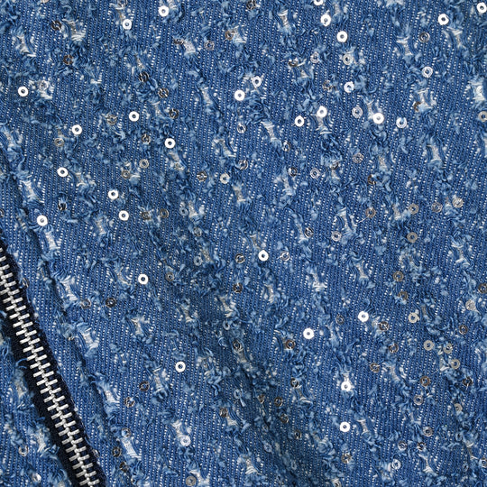 Girls Denim rigid Jacket Squence-LT.Blue