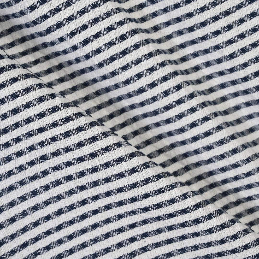 Boys Yarn Dyed Shirt (Blue Single Stripe)