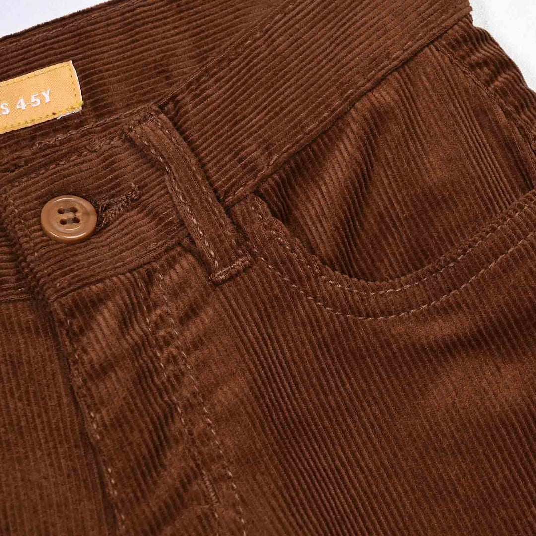 Boys Corduroy Pant Skate Ramp-BROWN