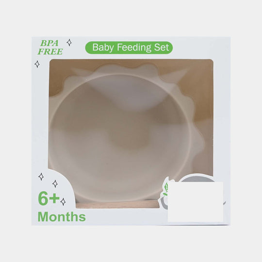 Silicone Bowl & Spoon Feeding Set