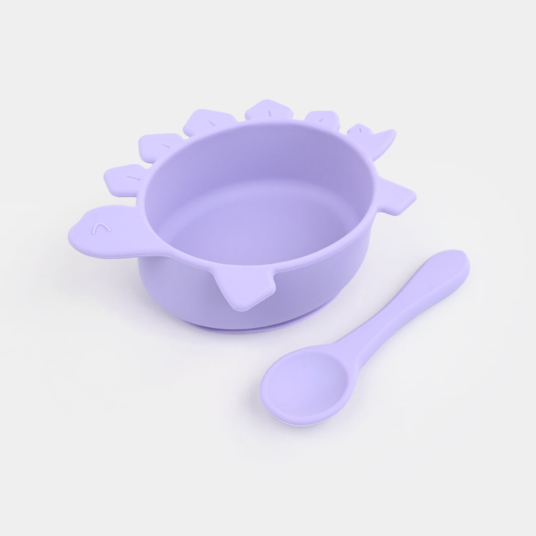 Silicone Bowl & Spoon Feeding Set