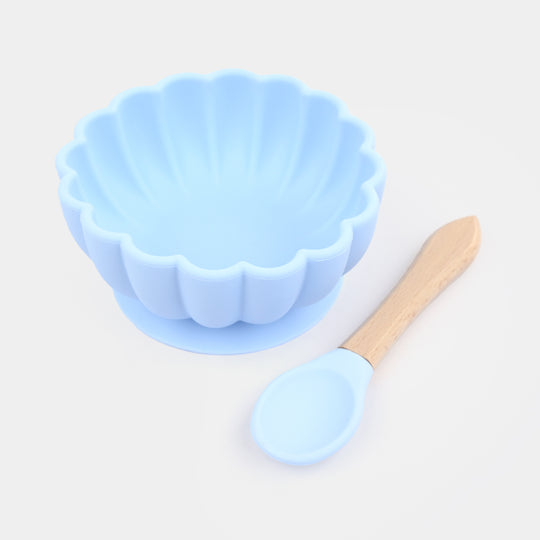 Silicone Bowl & Spoon Feeding Set