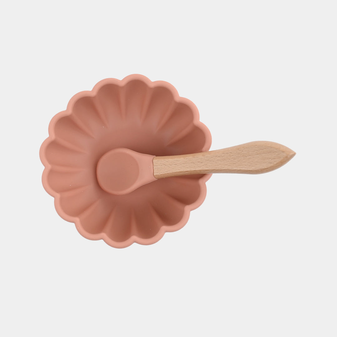 Silicone Bowl & Spoon Feeding Set
