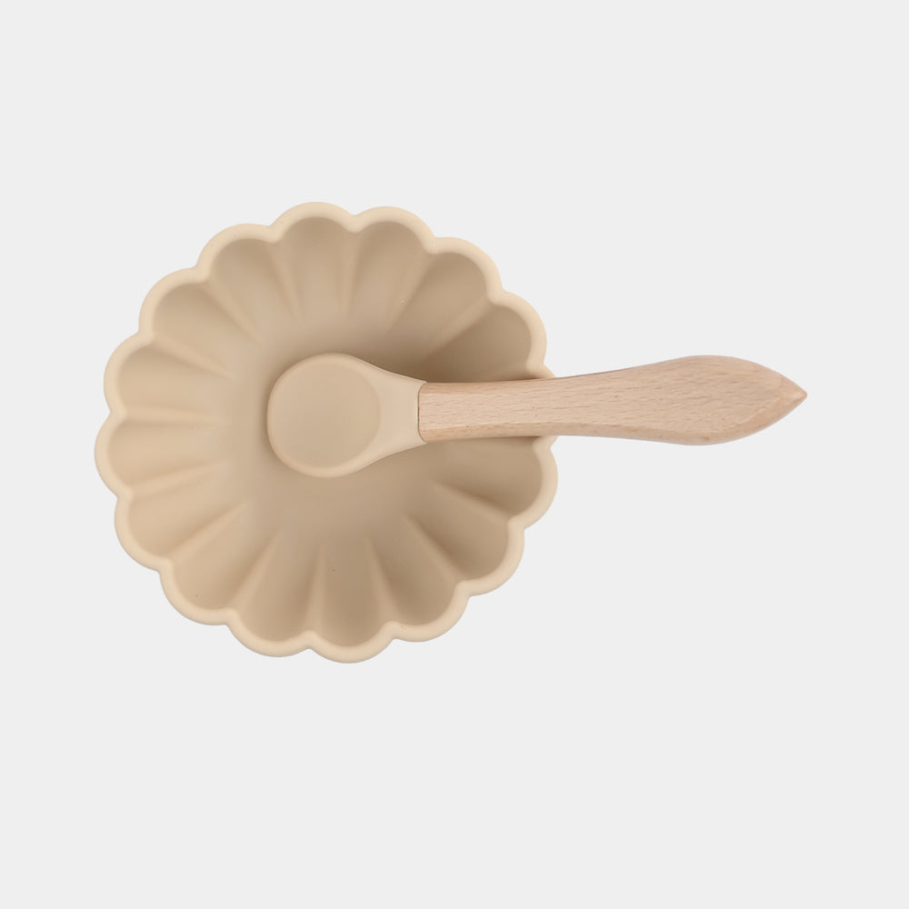 Silicone Bowl & Spoon Feeding Set