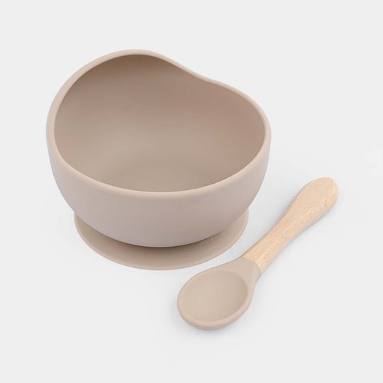 Silicone Bowl & Spoon Feeding Set