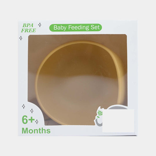 Silicone Bowl & Spoon Feeding Set