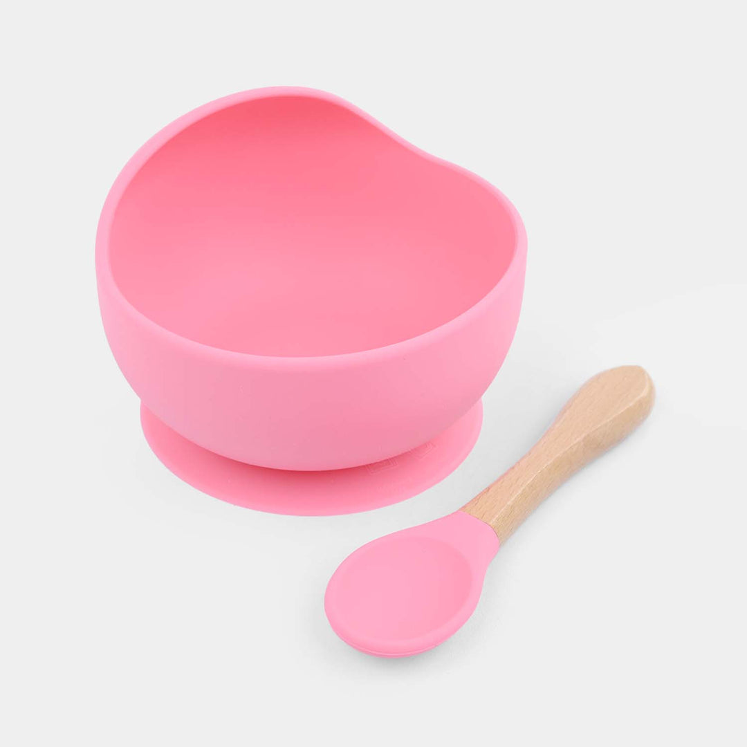 Silicone Bowl & Spoon Feeding Set
