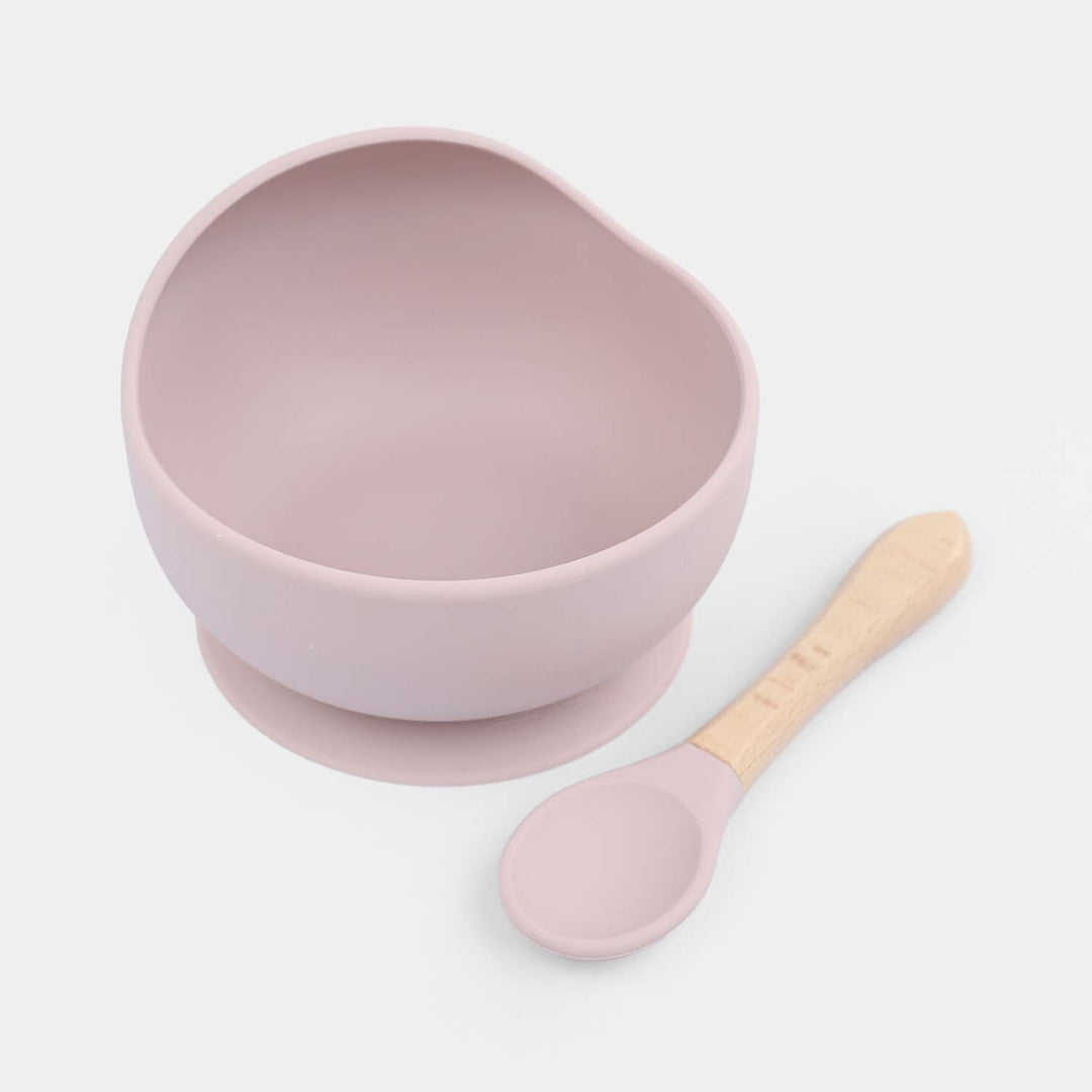 Silicone Bowl & Spoon Feeding Set