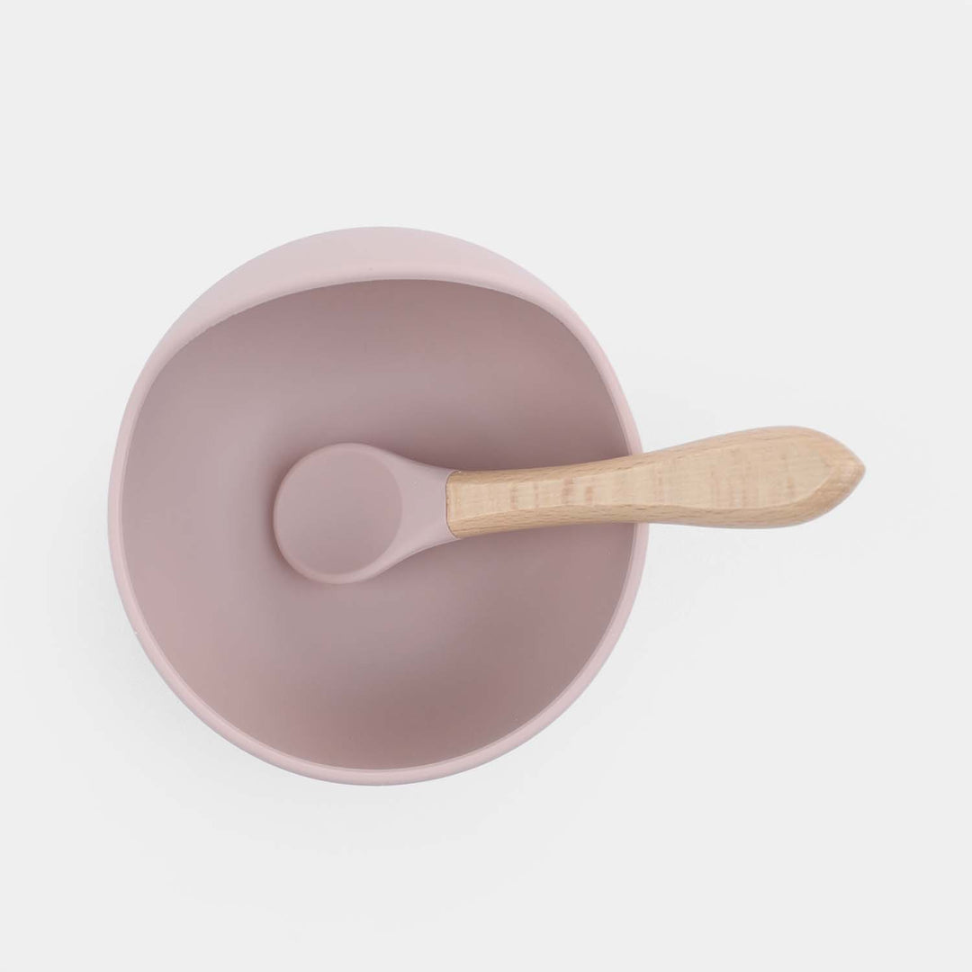 Silicone Bowl & Spoon Feeding Set