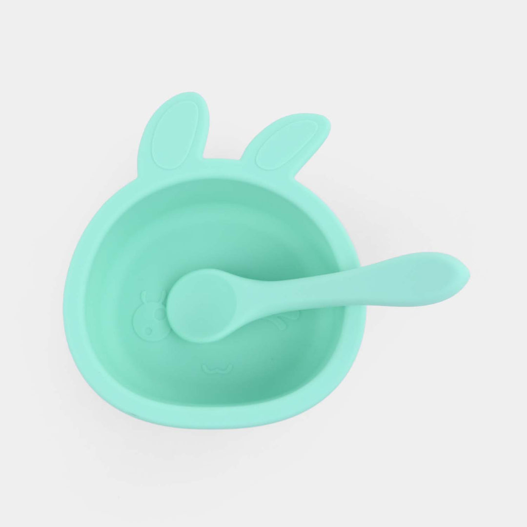Silicone Bowl & Spoon Feeding Set