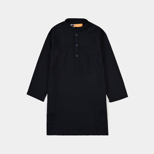 Boys Poly Viscose 2 Piece Suit (Khas Navy)