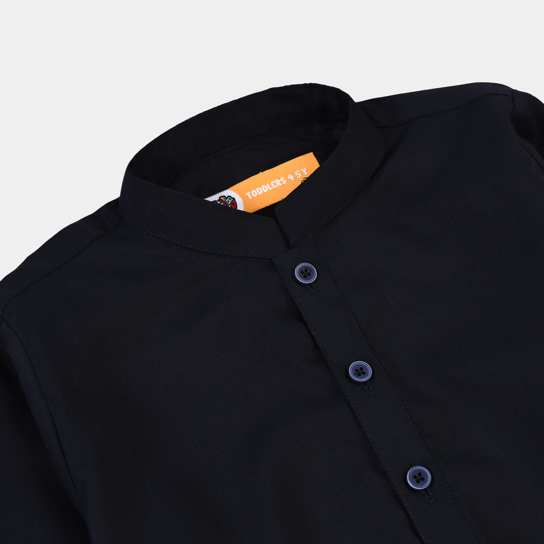 Boys Poly Viscose 2 Piece Suit (Khas Navy)