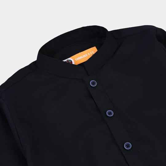 Boys Poly Viscose 2 Piece Suit (Khas Navy)