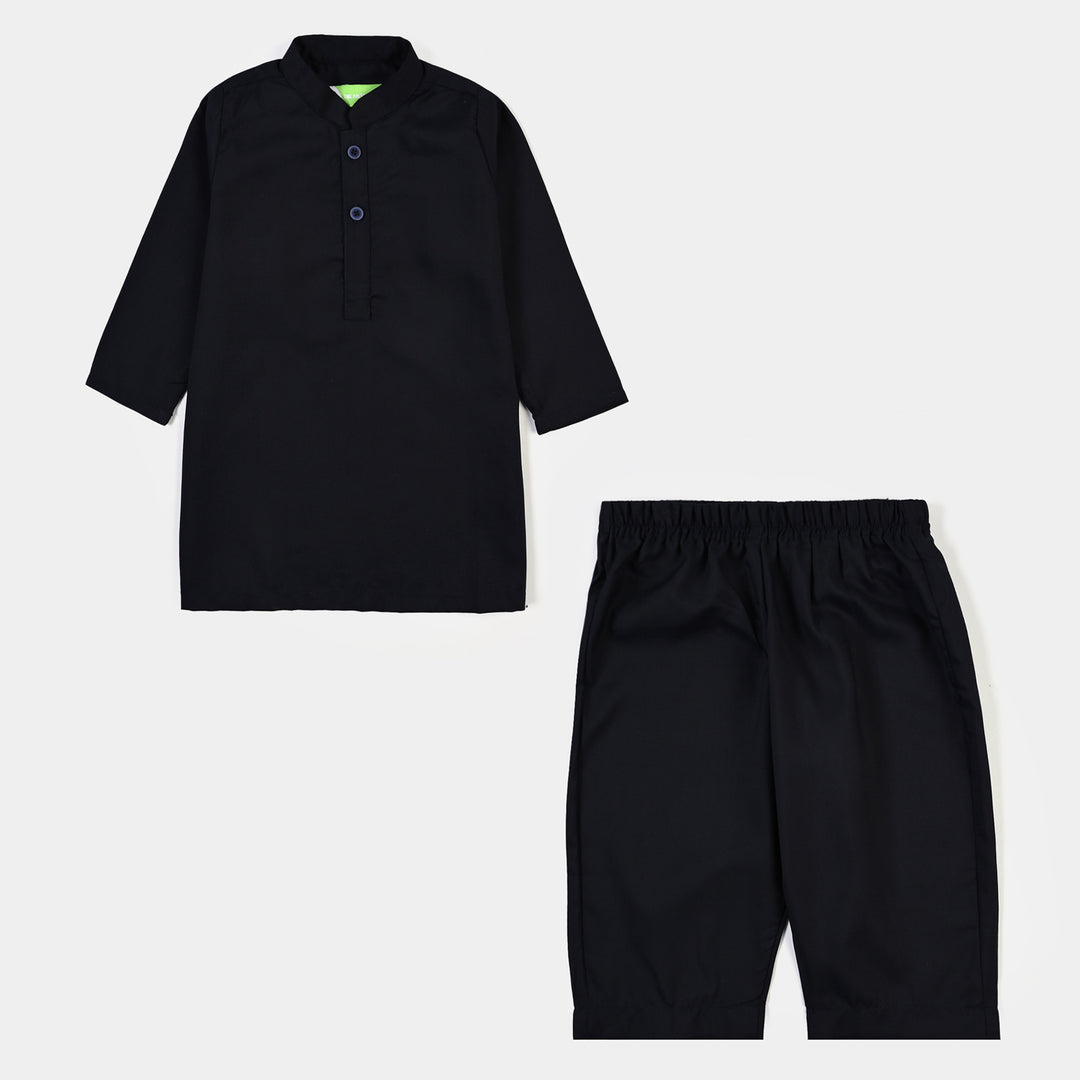 Infant Boys Poly Viscose 2 Piece Suit (Khas Navy)