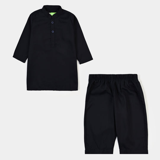 Infant Boys Poly Viscose 2 Piece Suit (Khas Navy)