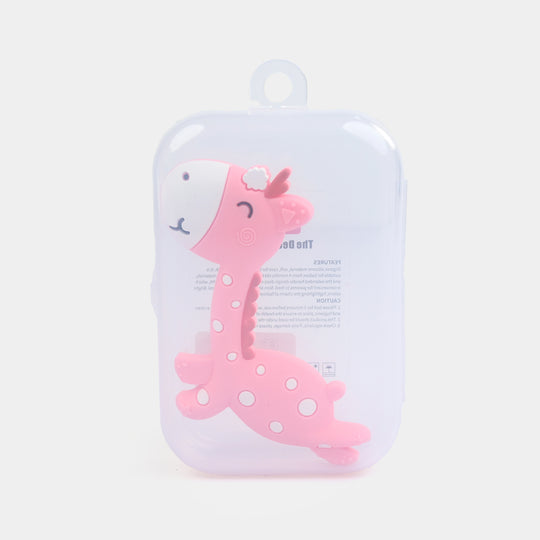 Giraffe Silicone Baby Teether Toy