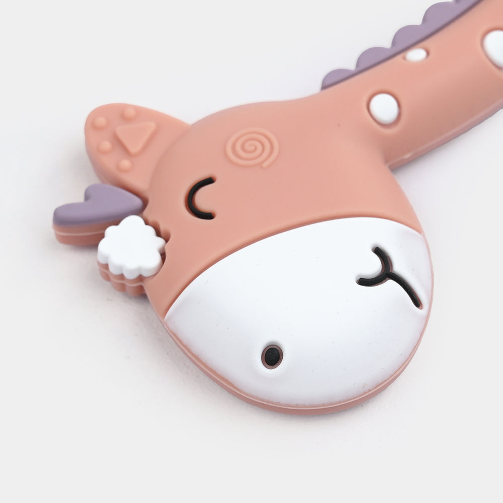 Giraffe Silicone Baby Teether Toy