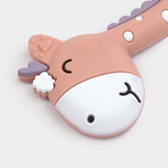 Giraffe Silicone Baby Teether Toy