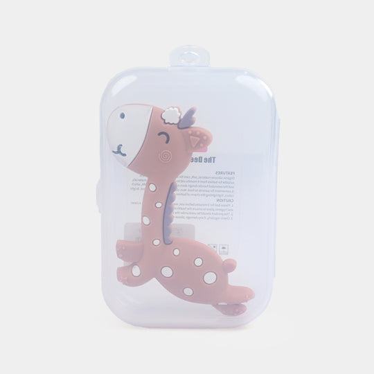Giraffe Silicone Baby Teether Toy
