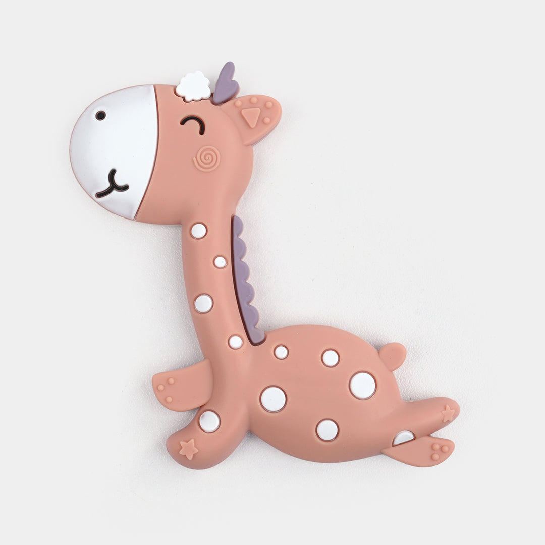 Giraffe Silicone Baby Teether Toy